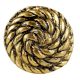 Round Rope Antique Golden Aluminium Cabinet Knob